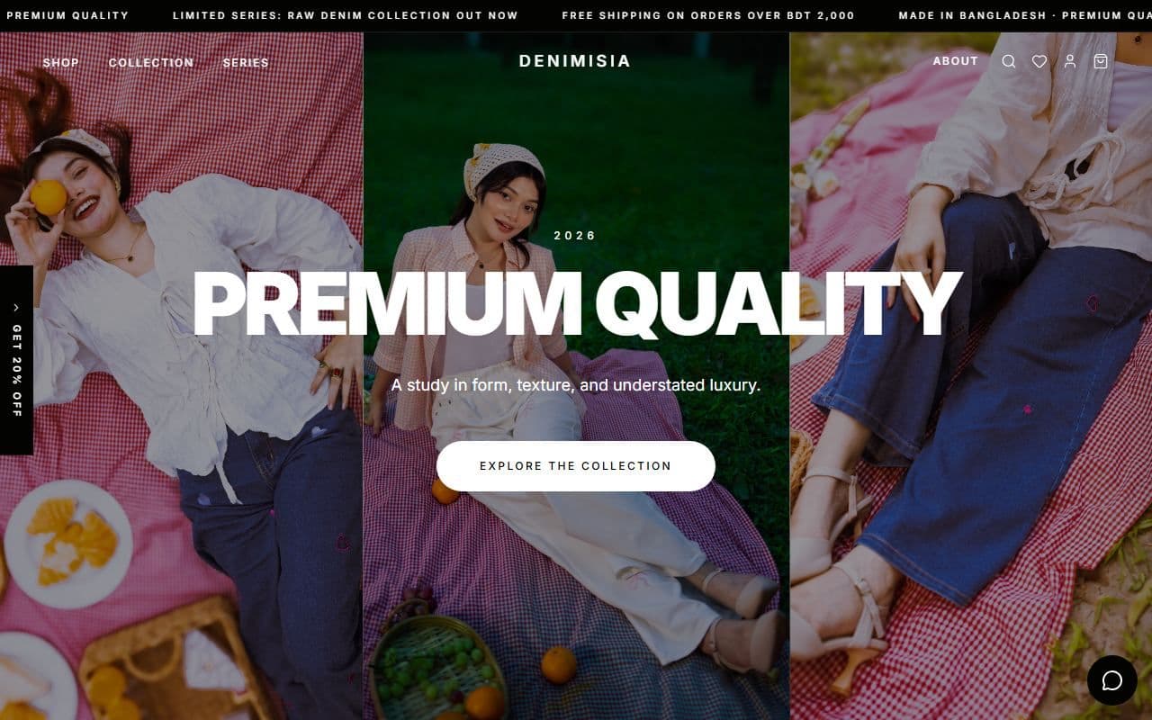 DENIMISIA homepage