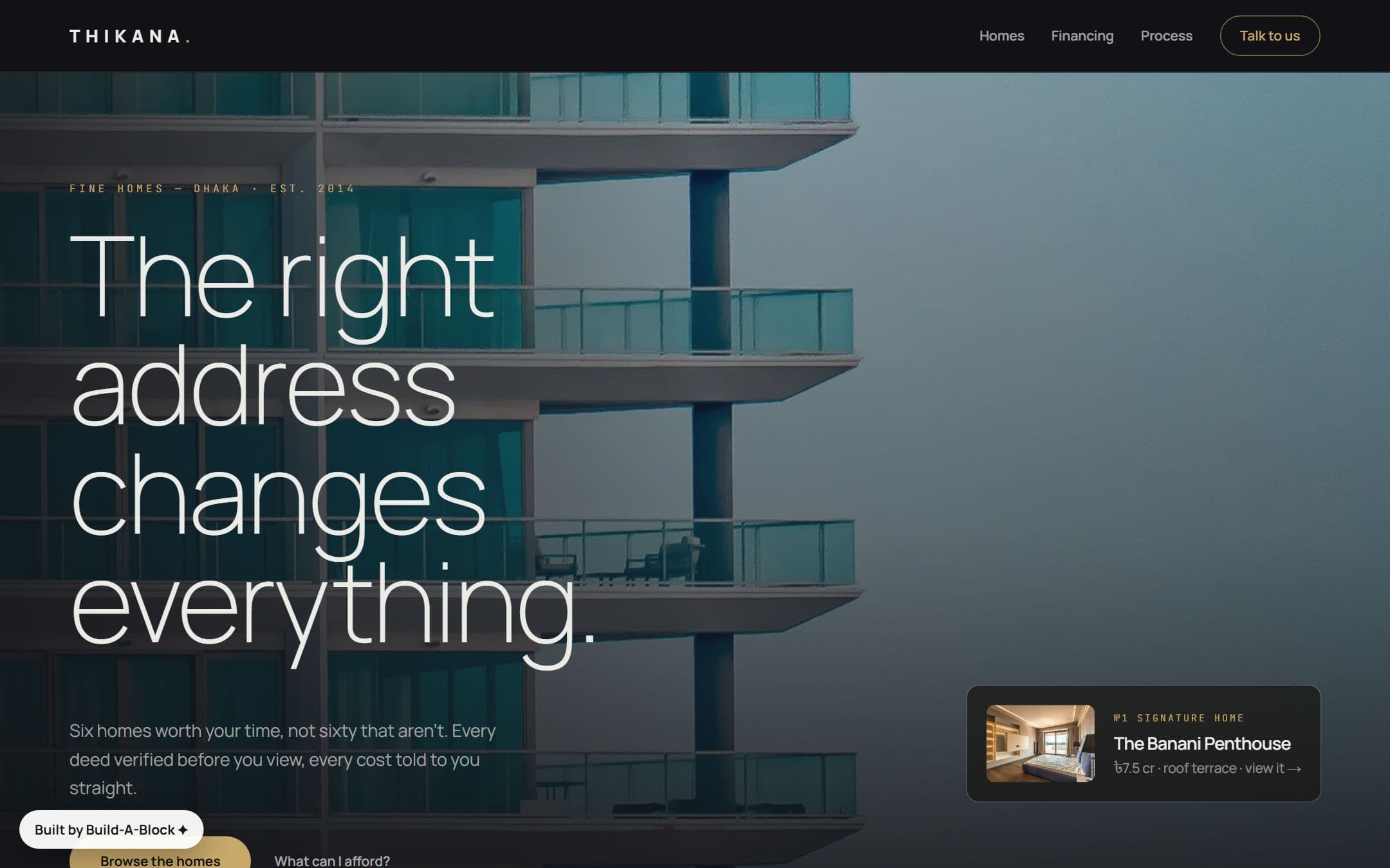 thikana demo homepage