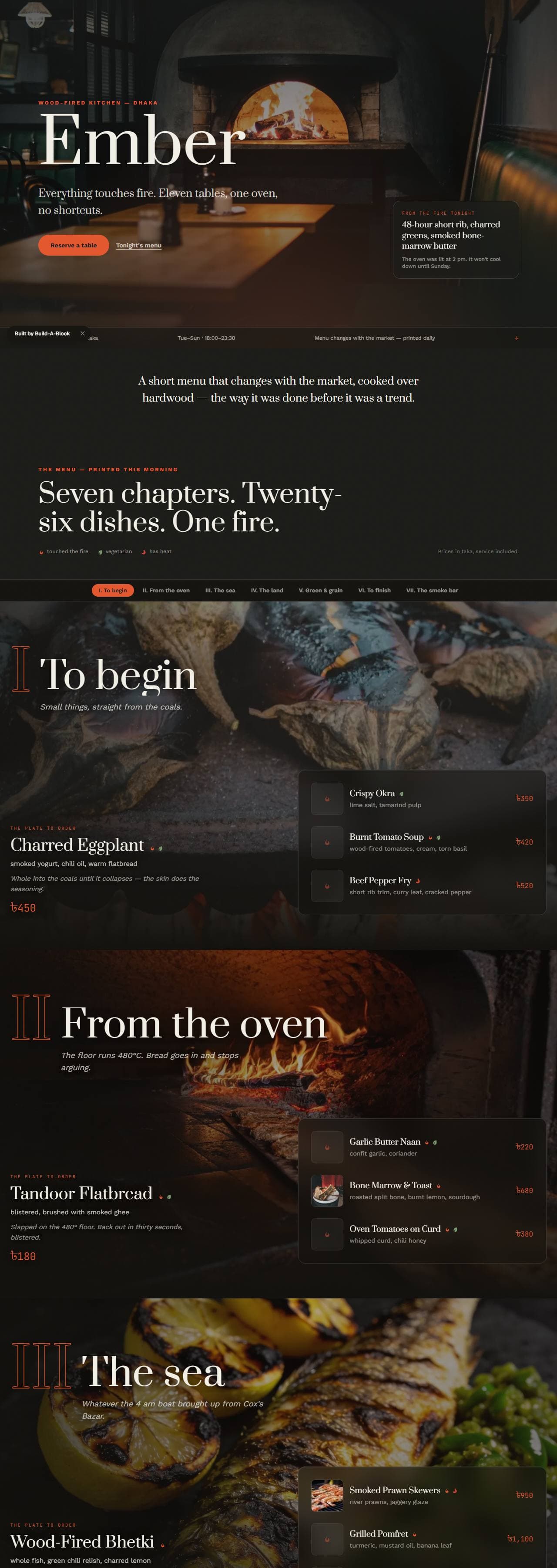 EMBER demo, full page